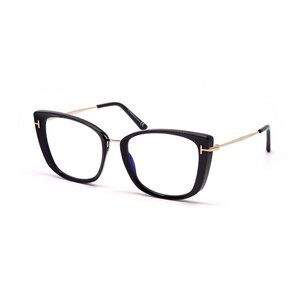 NEW TOM FORD FT5816-B/S 001 EYEGLASSES TF5816-B 001 BLACK WOMEN CAT EYE EYEWEAR